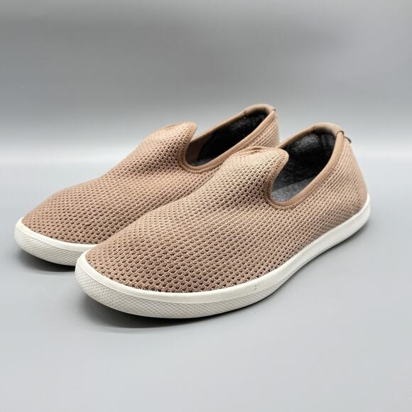Allbirds Shoes Womens 10 Tan Knit Tree Loungers Slip On Sustainable Comfort - Picture 4 of 13